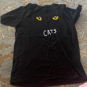1981 Black 'Cats' Cat Eyes Graphic T-Shirt - $30 M